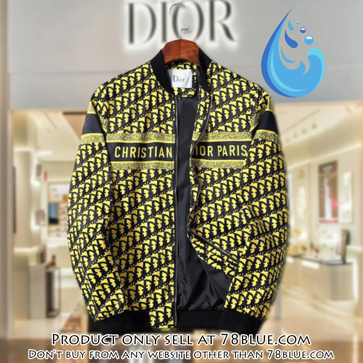 Dior luxury brand varsity zipper jacket vst1034 78b1945891